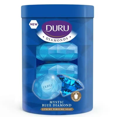 Duru Katı Sabun Diamonds Series Blue 4x90 gr