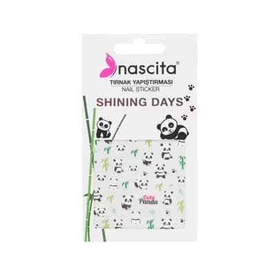 Nascita Tırnak Yapıştırma Sticker Cute Panda