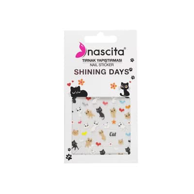 Nascita Tırnak Yapıştırma Sticker Pretty Cat