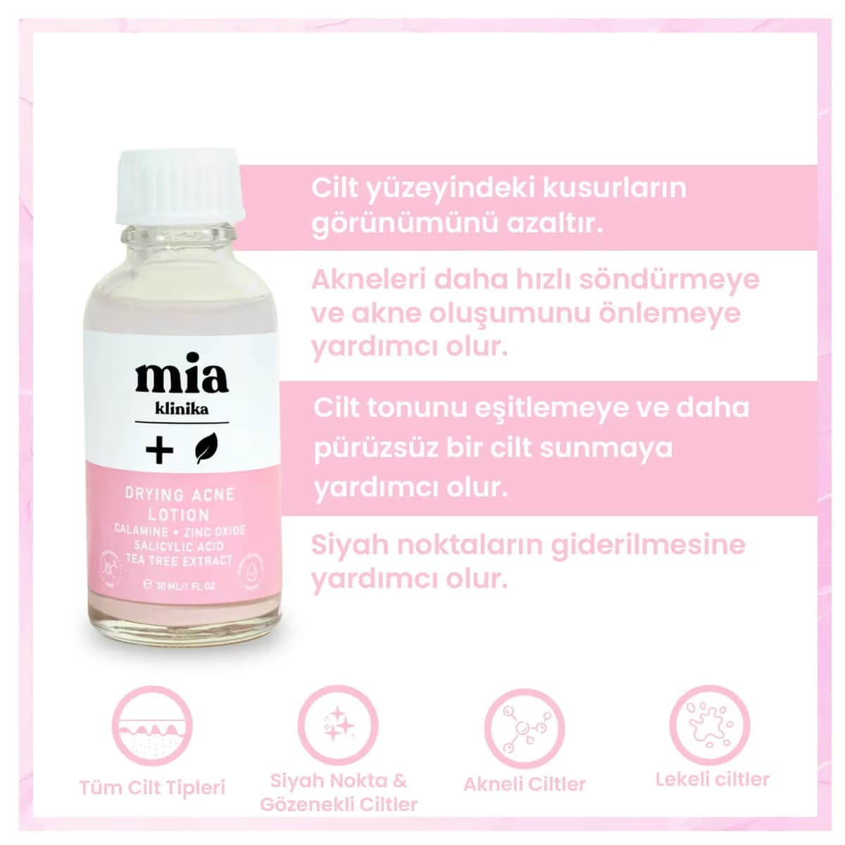 Mia Klinika Losyon Akne Karşıtı 30 ml 4