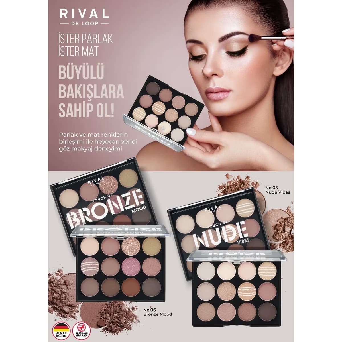 Rival de Loop Far Paleti Touch No.02 Bronz 3