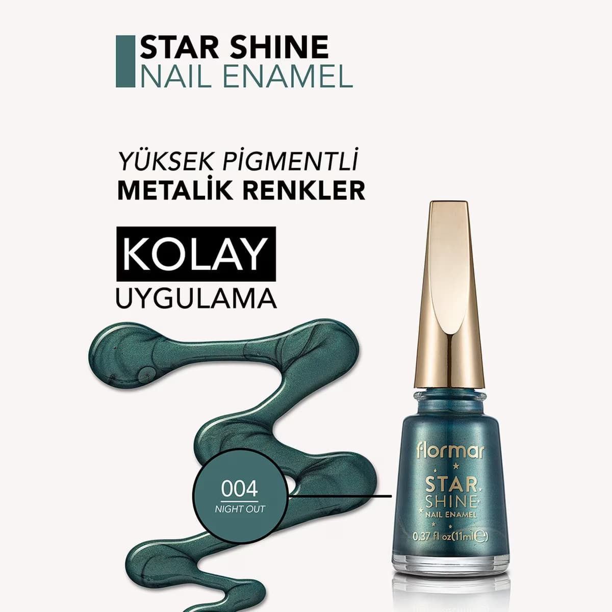 Flormar Oje Star Shine SSNE-04 Night Out 4