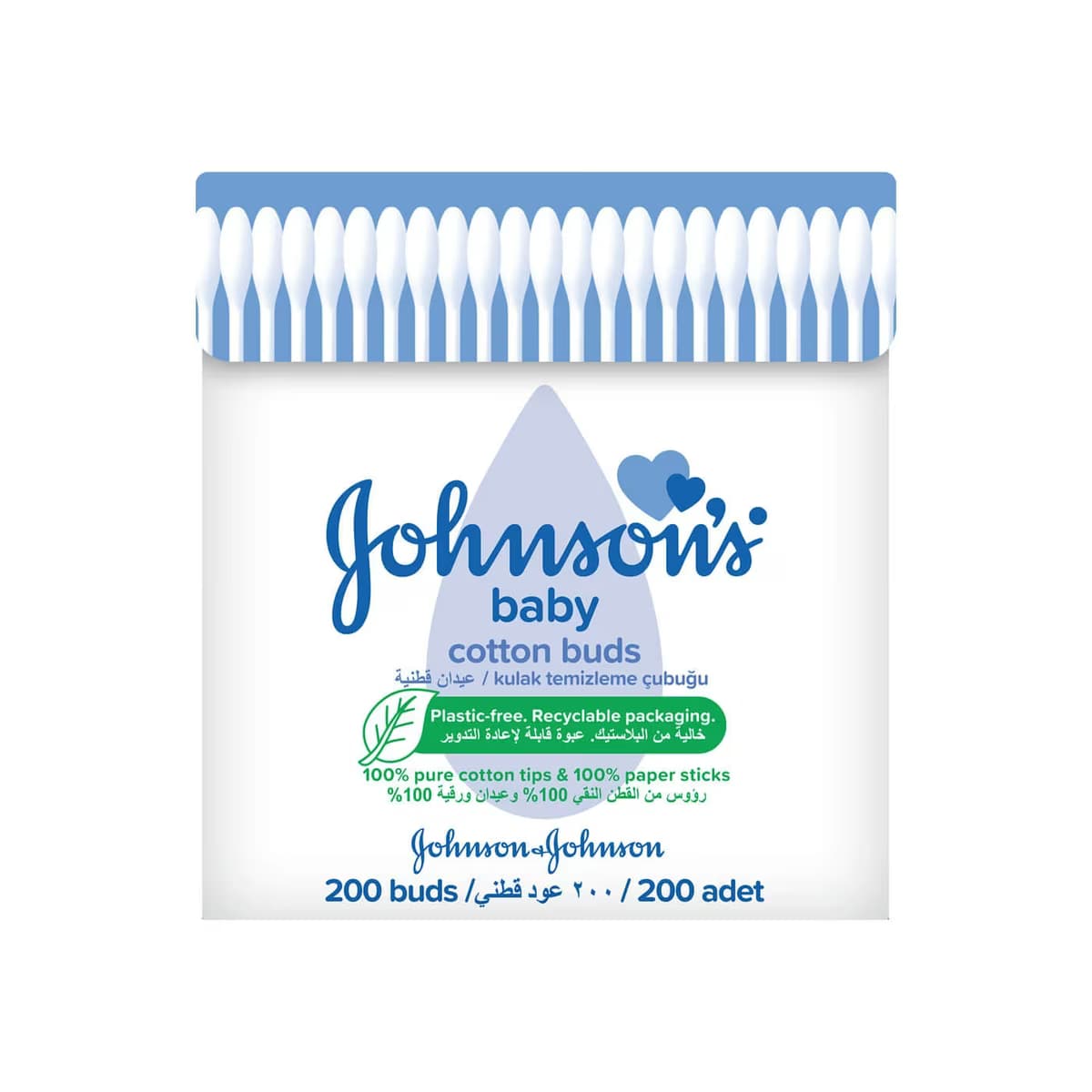 Johnson's Baby Kulak Temizleme Çubuğu 200'lü