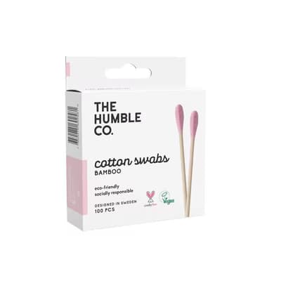 Humble Kulak Çubuğu Bambu Pembe 100'lü