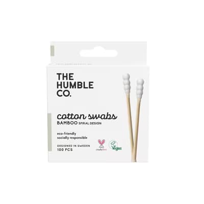 Humble Kulak Çubuğu Spiral Bambu Beyaz 100'lü