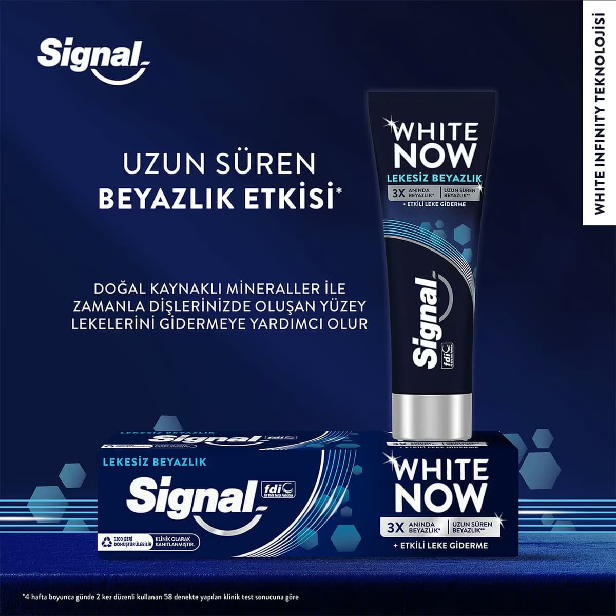 Signal White Now Diş Macunu Lekesiz 75 ml 4