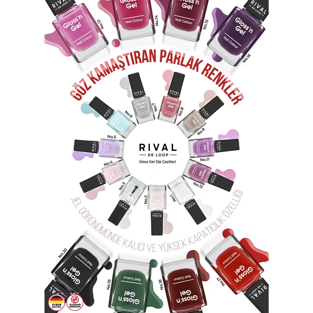 Rival de Loop Oje Gloos'n Gel No.13 10.5 ml 2