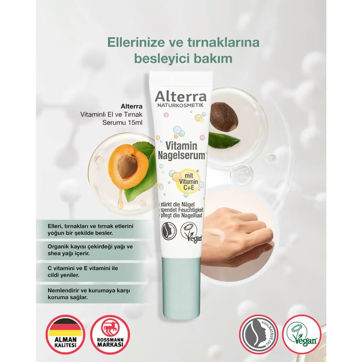 Alterra Vitaminli El Tırnak Serumu 15 ml 2