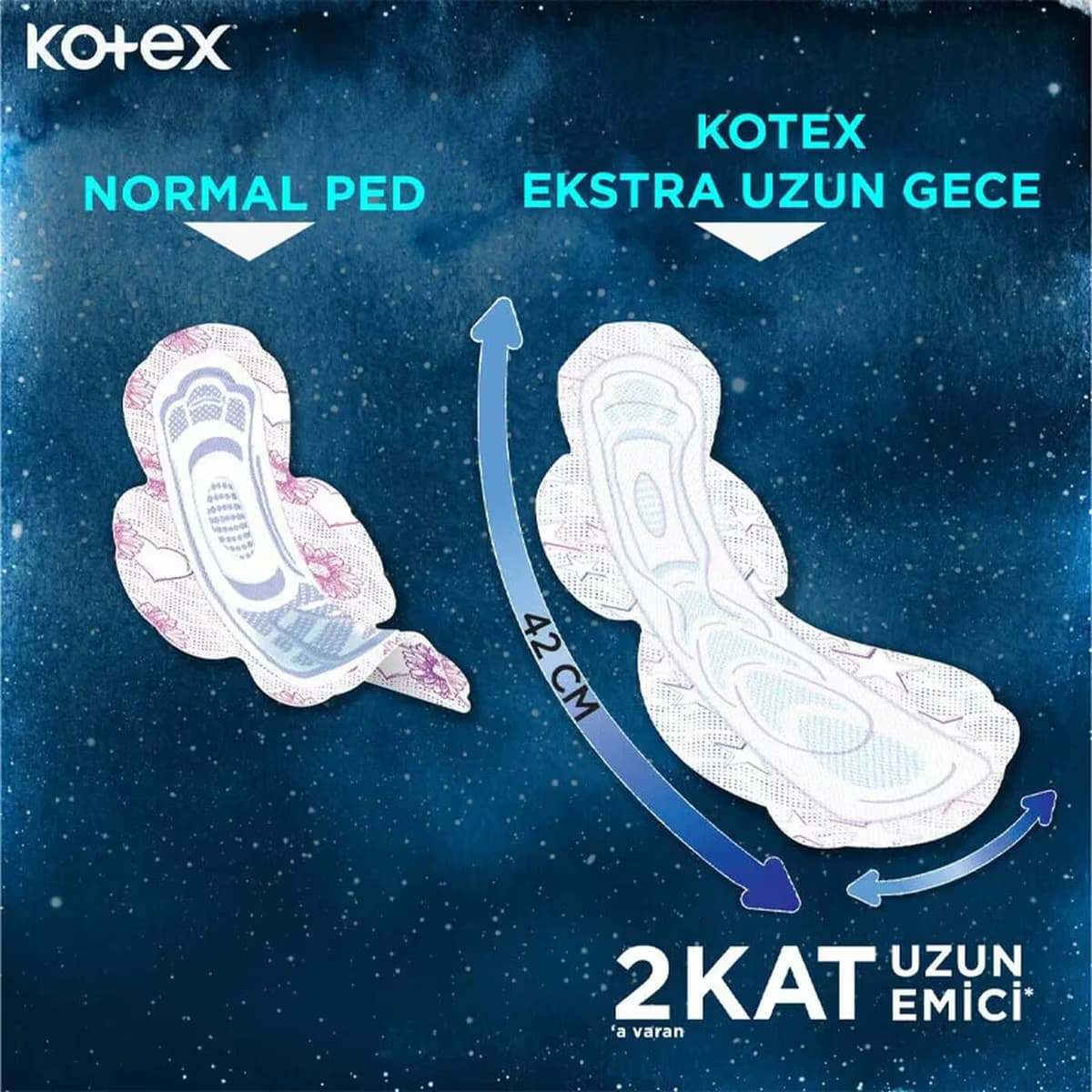 Kotex Ekstra Uzun Ped Gece 9'lu 3