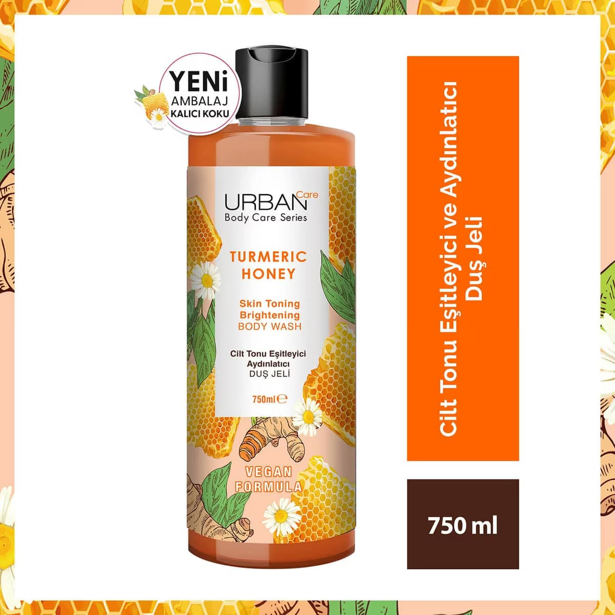 Urban Care Duş Jeli Turmeric Honey 750 ml 2