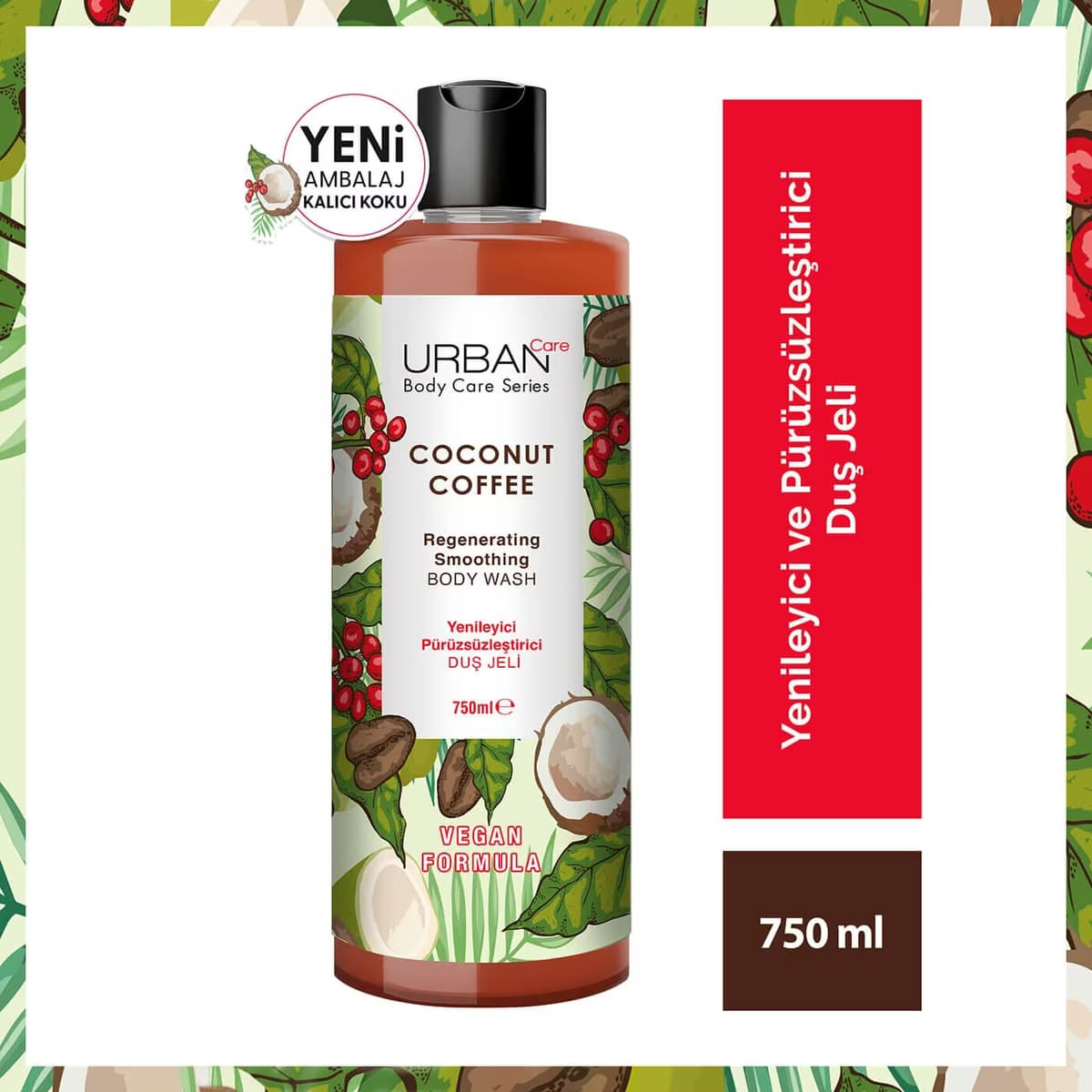 Urban Care Duş Jeli Coconut Coffe 750 ml 2