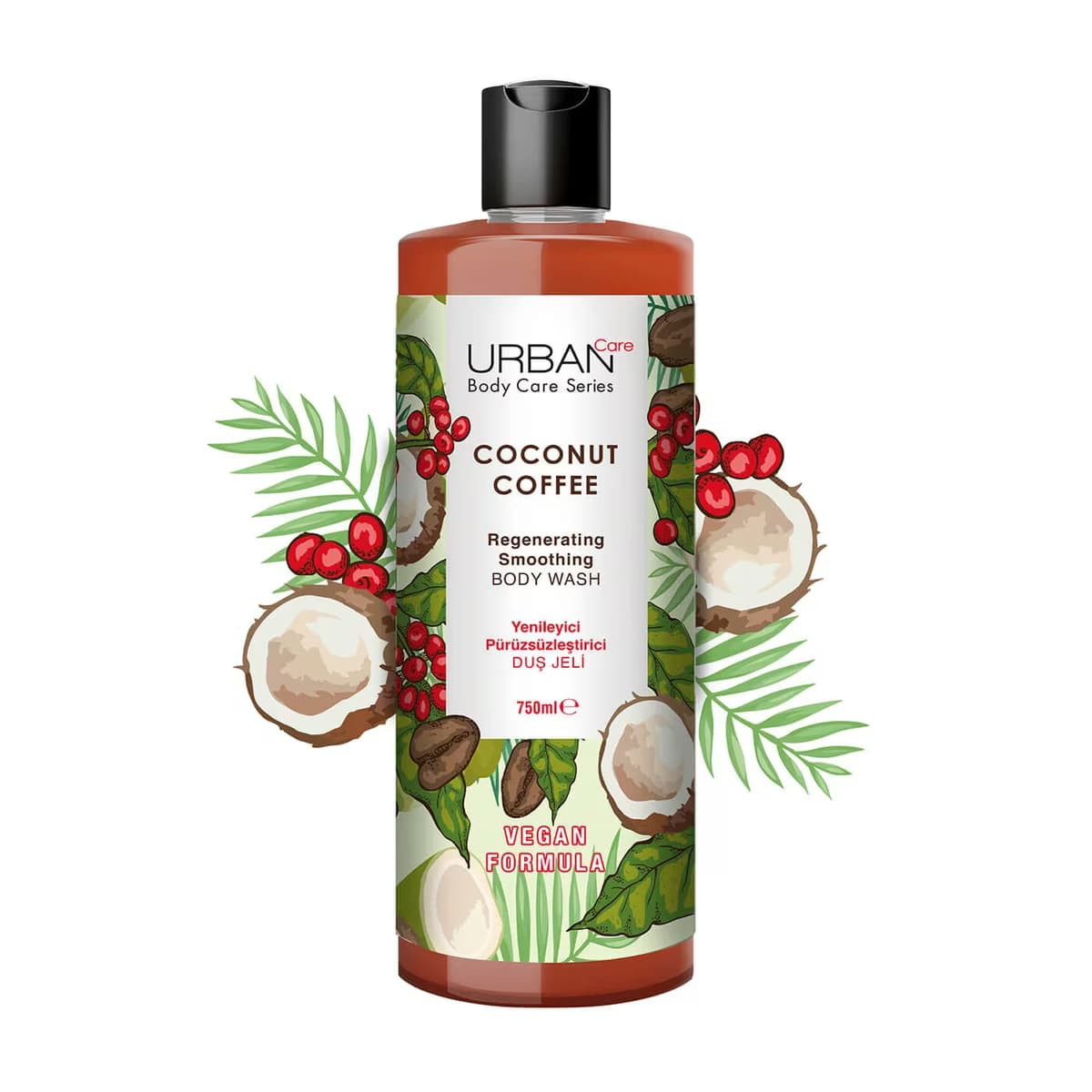 Urban Care Duş Jeli Coconut Coffe 750 ml 3