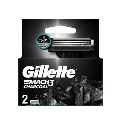 Gillette Mach3 Charcoal Yedek Bıçak 2'li