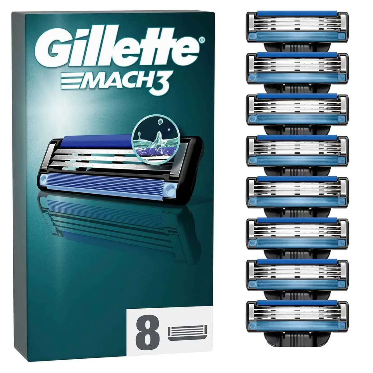Gillette Mach3 Yedek Bıçak 8'li 2