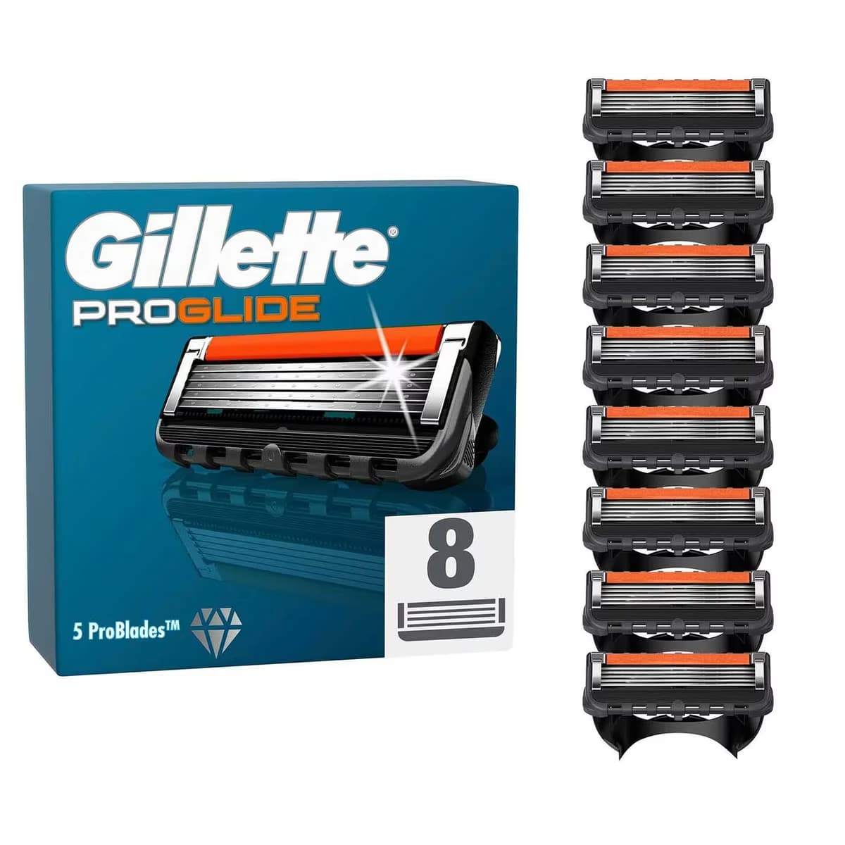 Gillette Fusion 5 Proglide Yedek Bıçak 8'li 2