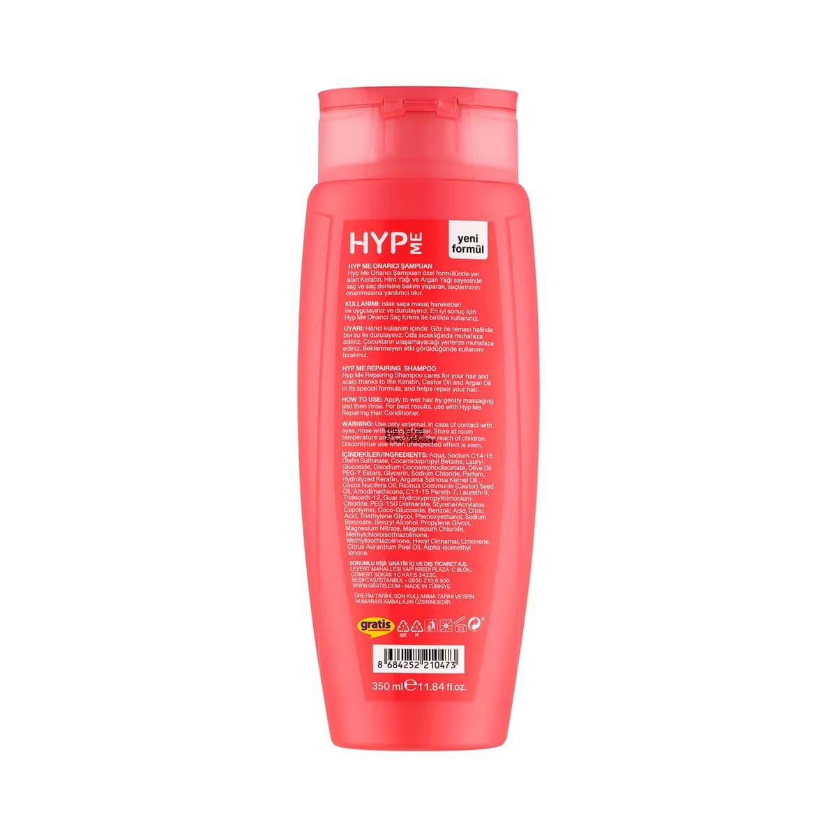 Hyp Me Onarıcı Şampuan 350 ml - Gratis 2