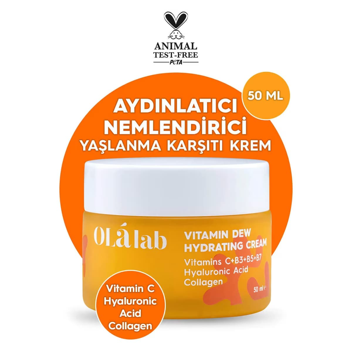 Olalab Nemlendirici Krem Vitamin Dew 50 ml 2