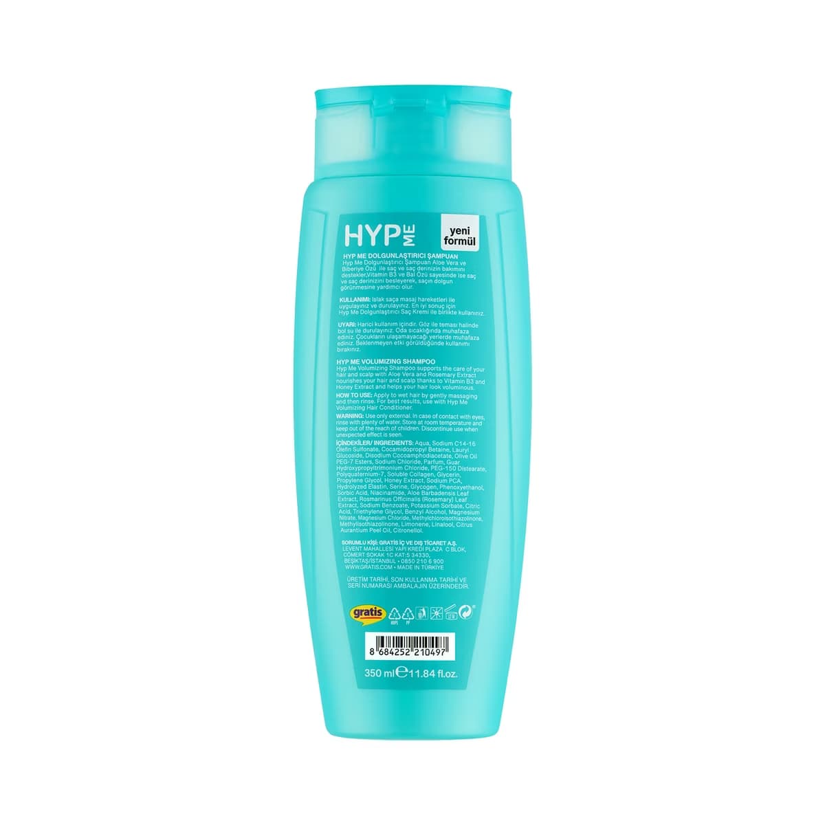 Hyp Me Dolgunlaştırıcı Şampuan 350 ml - Gratis 2