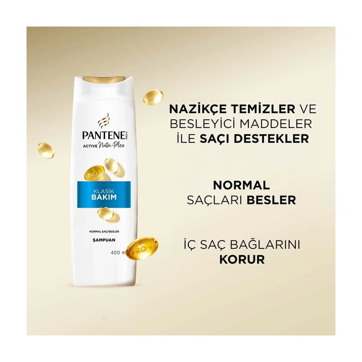 Pantene Temel Bakım Şampuan 400 ml - Gratis 5