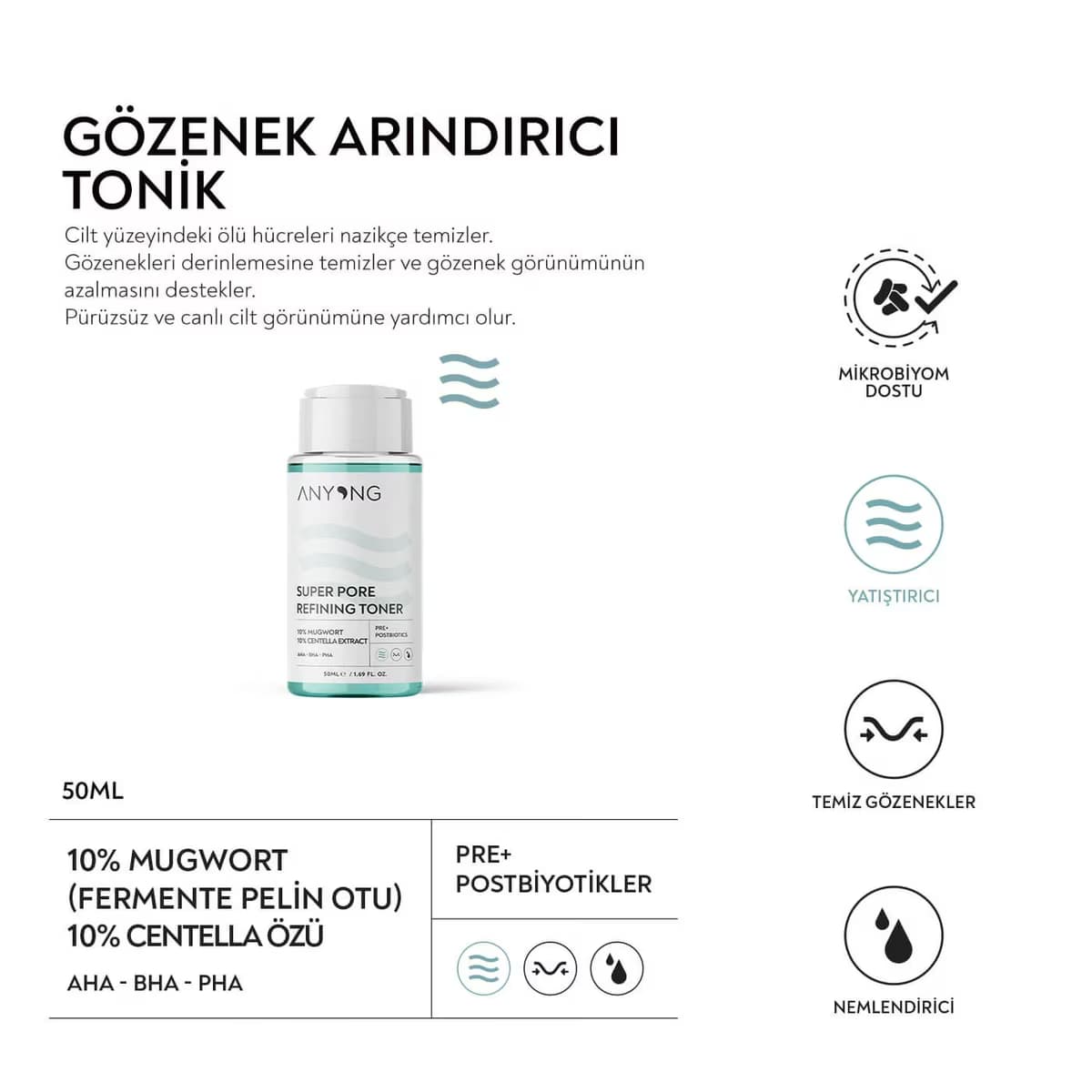 Anyong Akne ve Gözenek Karşıtı Kit 2