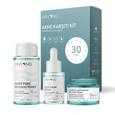 Anyong Akne ve Gözenek Karşıtı Kit