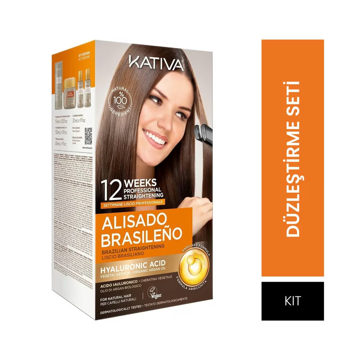 Kativa Brazilian Saç Düzleştirme Seti 225 ml 2