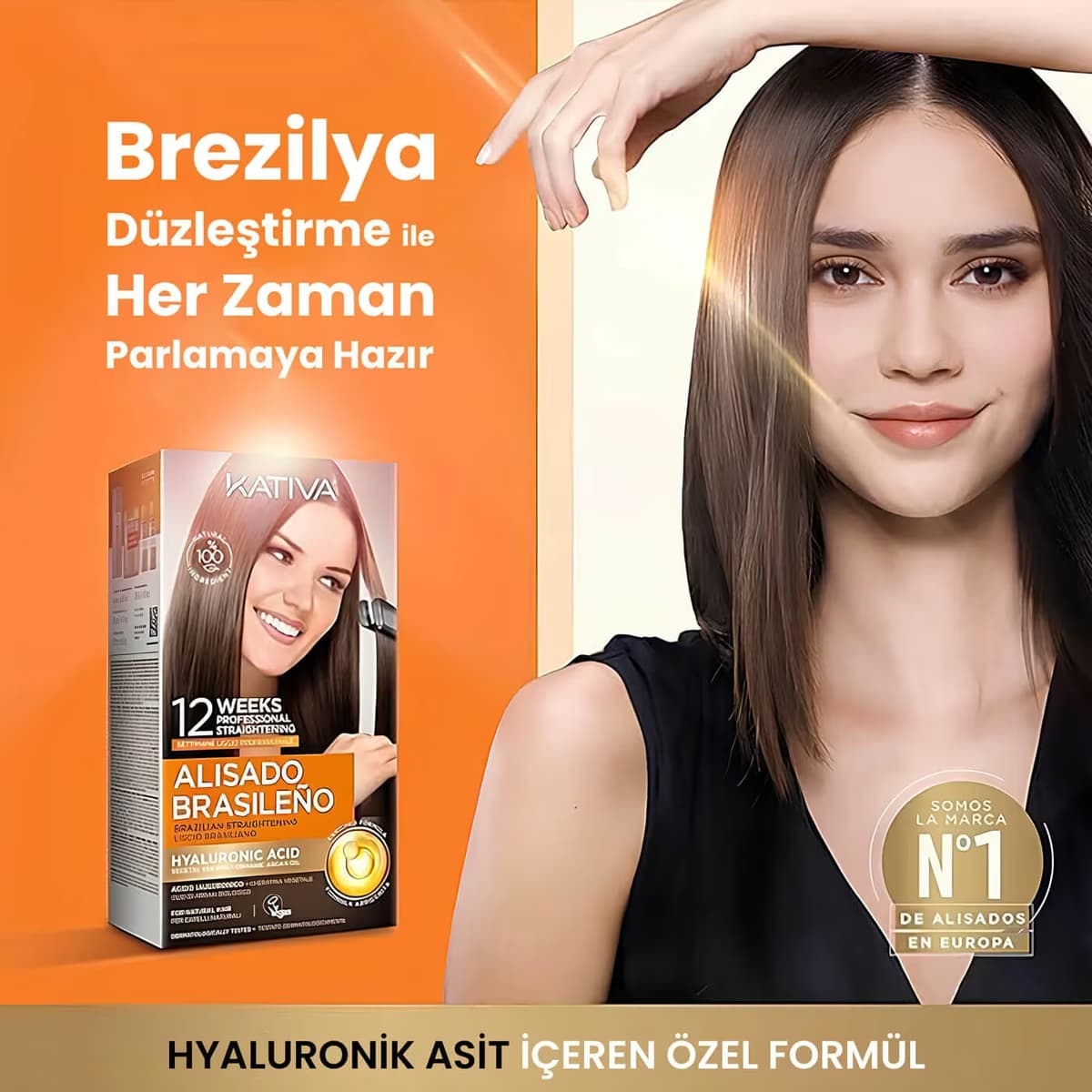Kativa Brazilian Saç Düzleştirme Seti 225 ml 3