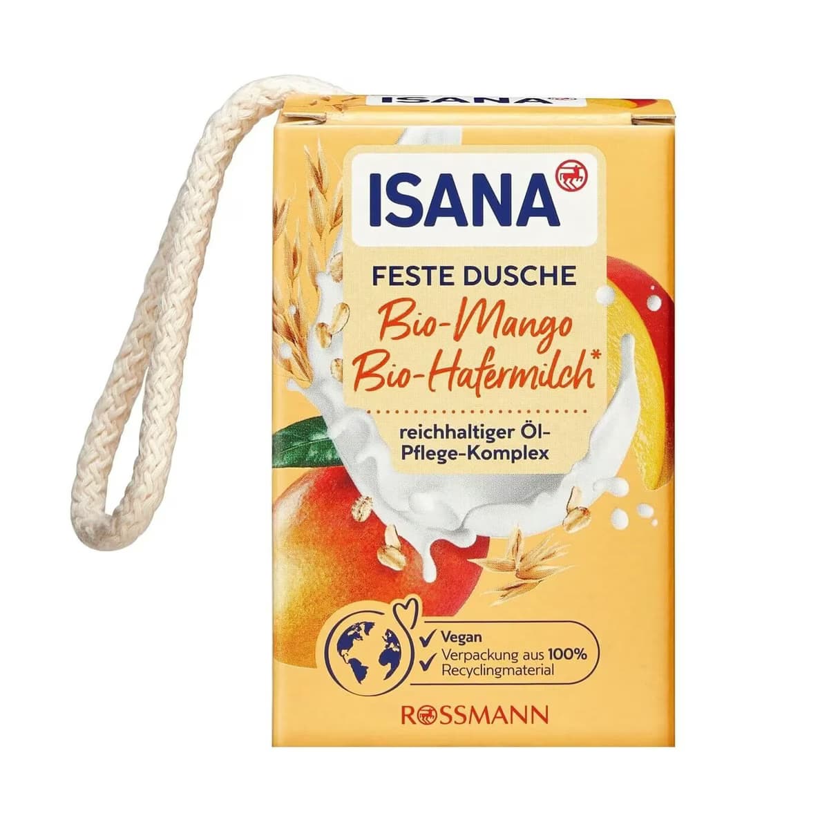 Isana Katı Duş Jeli Yulaf Sütü Mango 100 gr