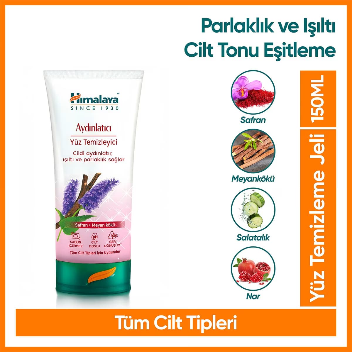 Himalaya Aydınlatıcı Yüz Temizleyici 150 ml 2