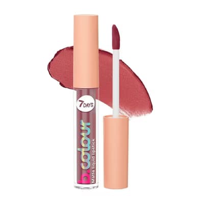 7Days B.Colour Mat Likit Ruj 01 Dusty Rose