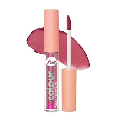 7Days B.Colour Mat Likit Ruj 02 Pink