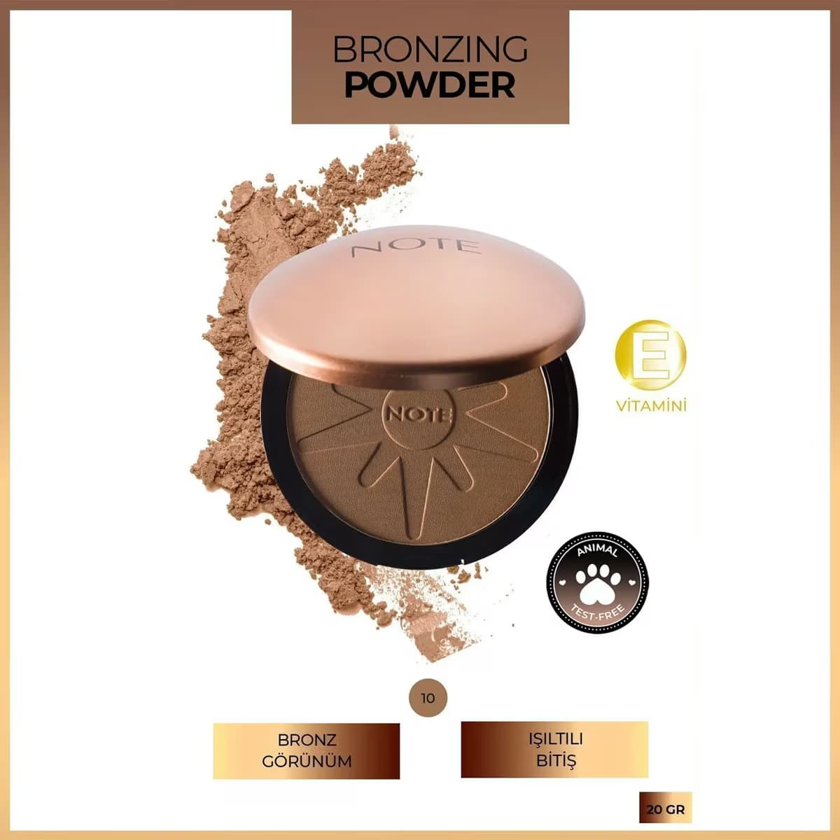Note Bronzing Powder Bronzlaştırıcı Pudra 10 2