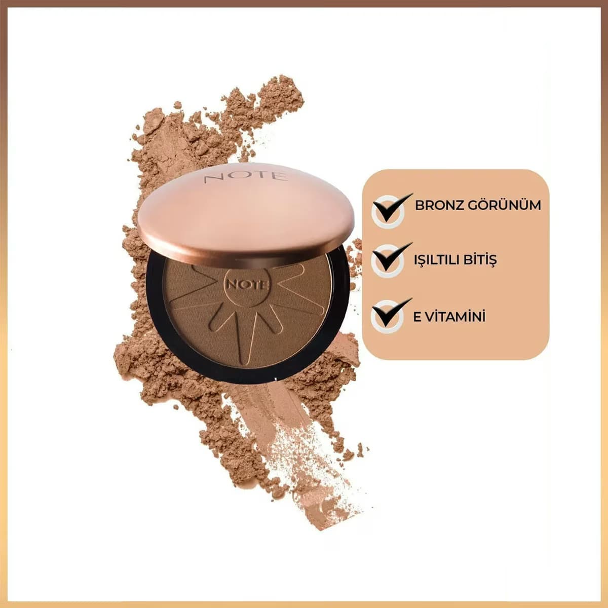 Note Bronzing Powder Bronzlaştırıcı Pudra 10 3