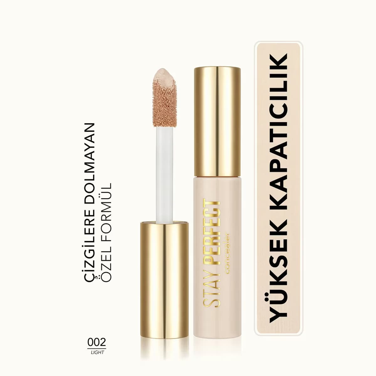 Flormar Stay Perfect Concealer 002 Light 3