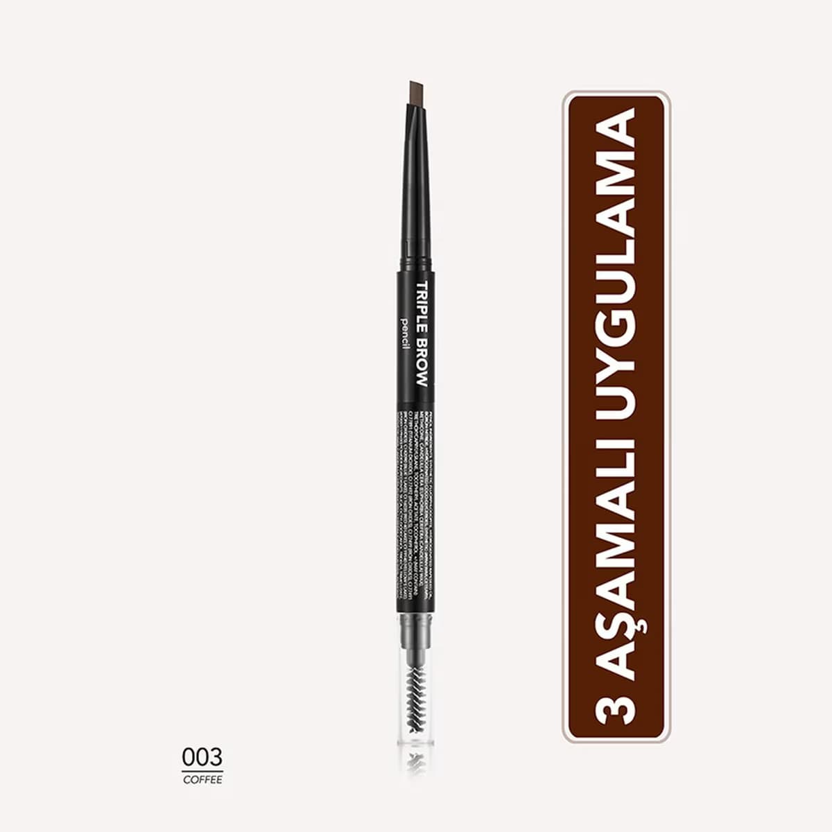 Flormar Kaş Kalemi Triple Brow 003 Coffee 2