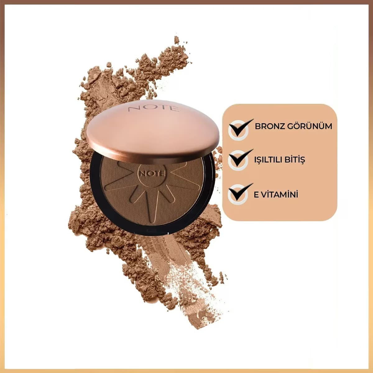 Note Bronzing Powder Bronzlaştırıcı Pudra 20 3