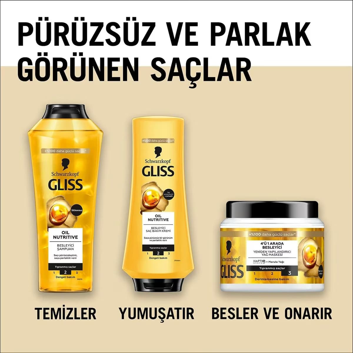 Gliss Şampuan Oil Nutritive 400 ml 4