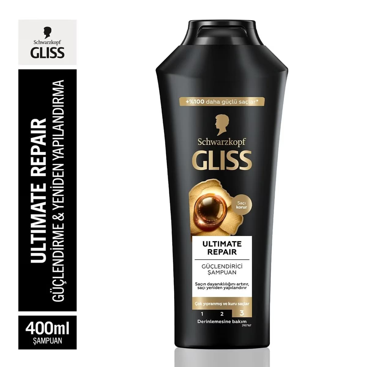 Gliss Şampuan Ultimate Repair 400 ml 2
