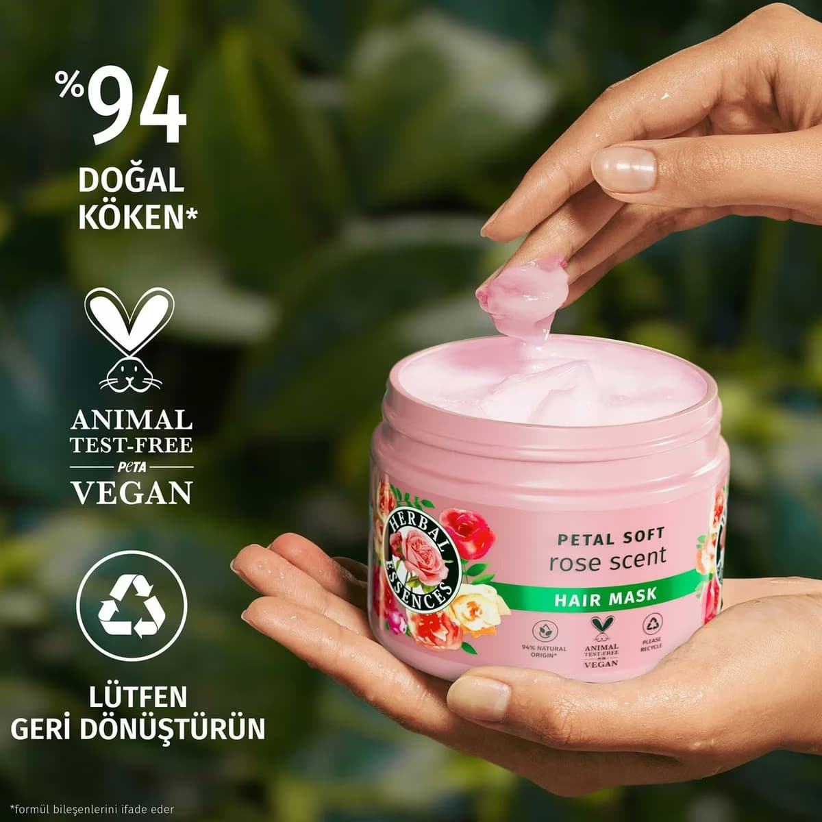 Herbal Essences Saç Maskesi Rose Soft 300 ml 5