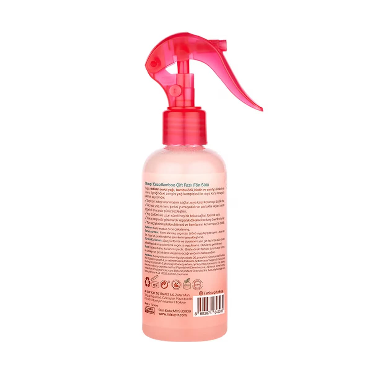 Mixup Fön Sütü Cocobamboo Smooth 200 ml 2