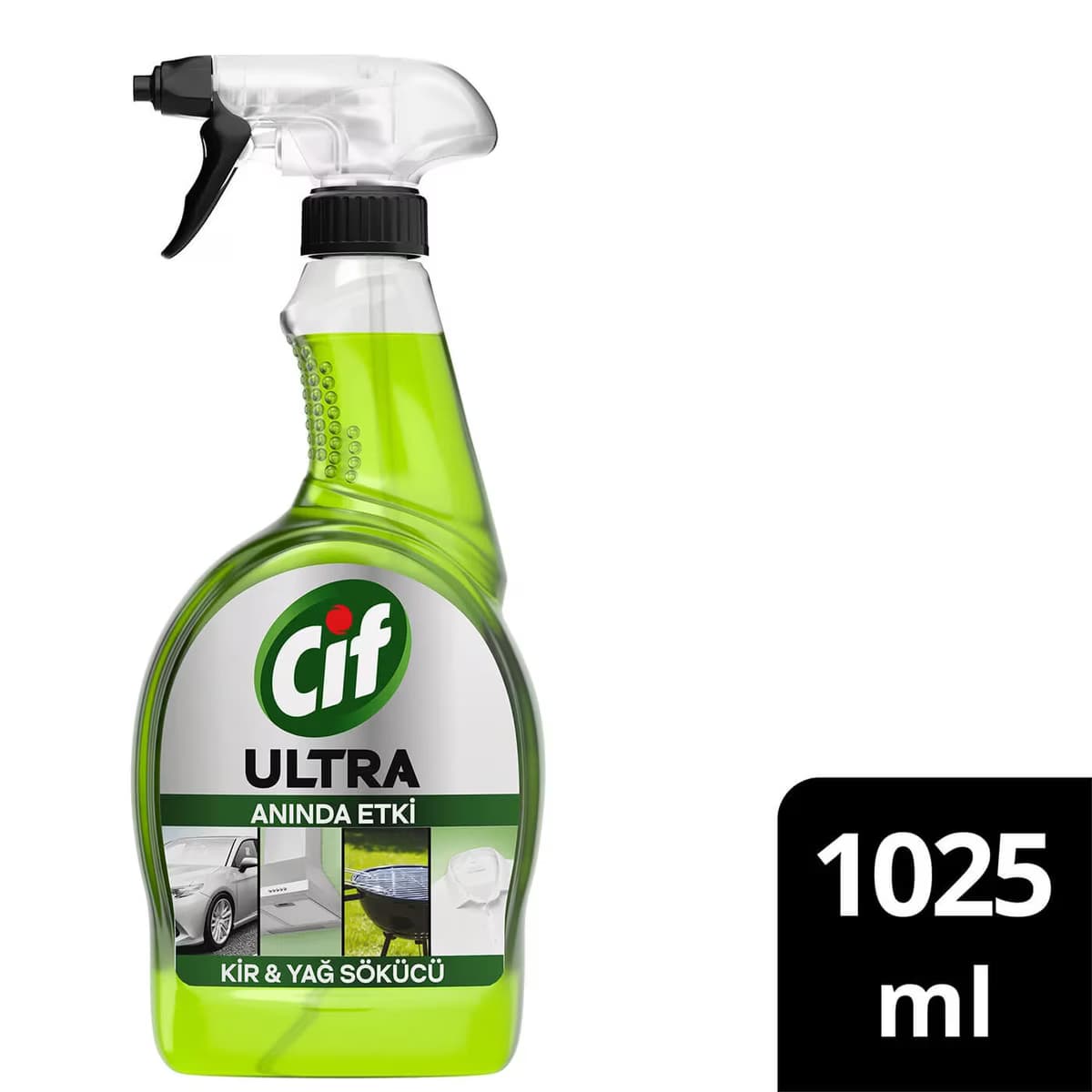 Cif Ultra Anında Etki Kir ve Yağ Çözücü 1025 ml 2
