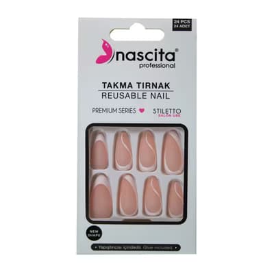 Nascita Stiletto Mat Tırnak 24'lü