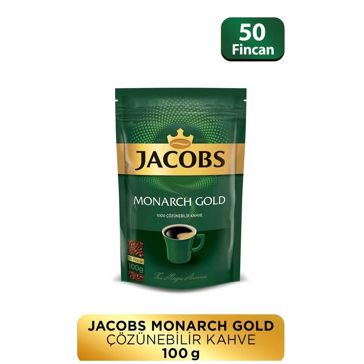 Jacobs Monarch Gold Granül Kahve 100 gr 2