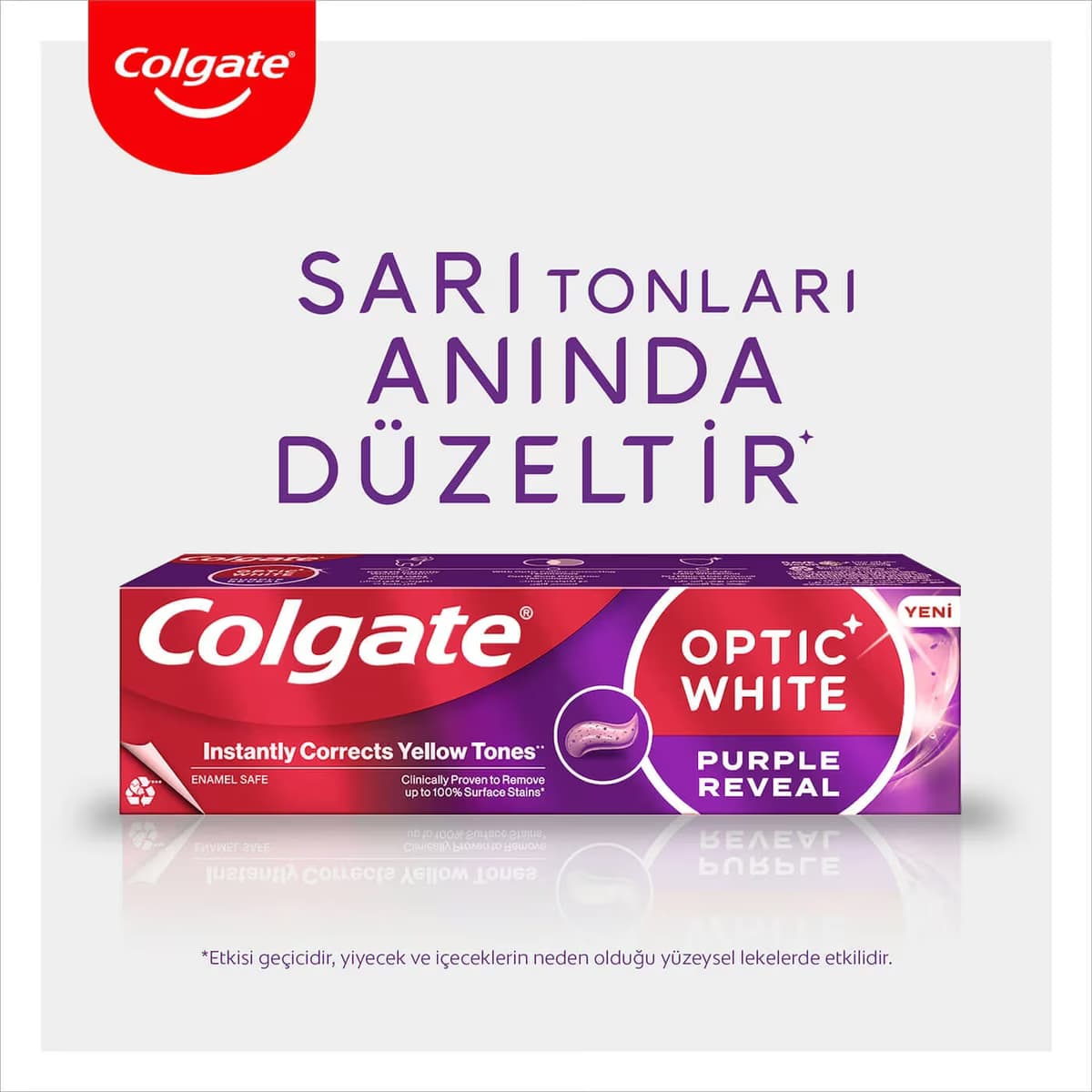 Colgate Diş Macunu Optic White Purple 75 ml 4