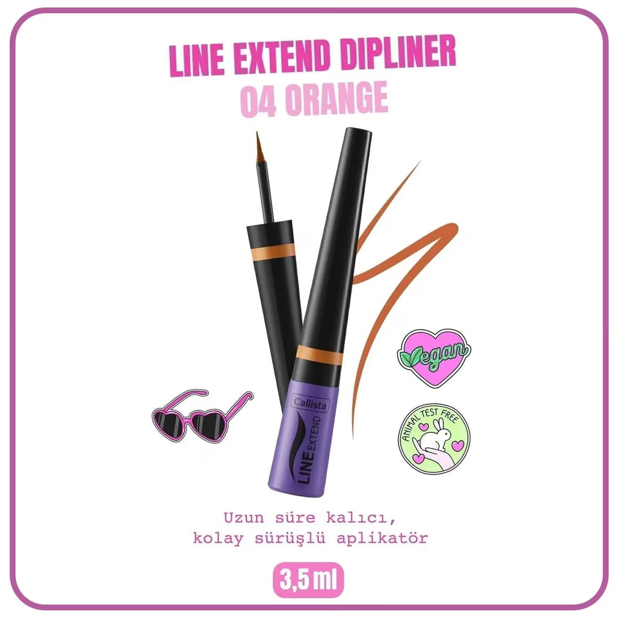 Callista Line Extend Dipliner No:04 Turuncu 4