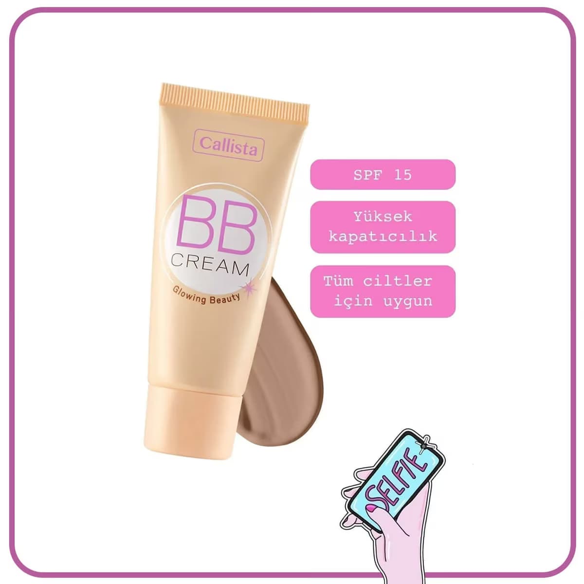 Callista BB Krem No:140 Orta Bej 1 adet 4