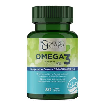 Nature's Supreme Omega 3 1000 Mg 30 Kapsül