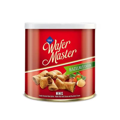 Wafer Master Fındıklı Teneke Kutu 120 gr