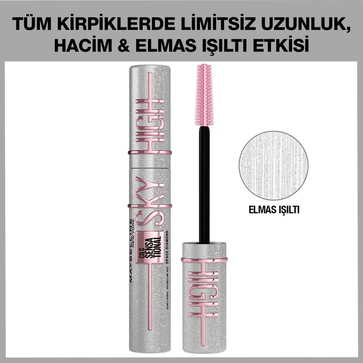Maybelline Sky High Space Diamond Maskara 2