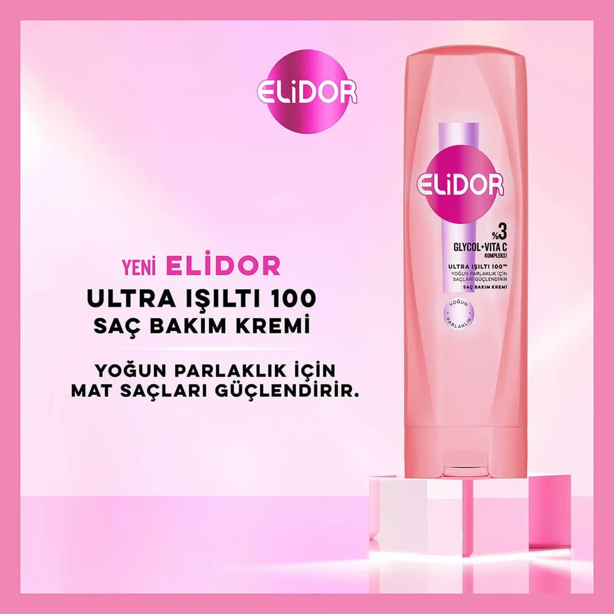 Elidor Saç Bakım Kremi Ultra Işıltı 350 ml 3